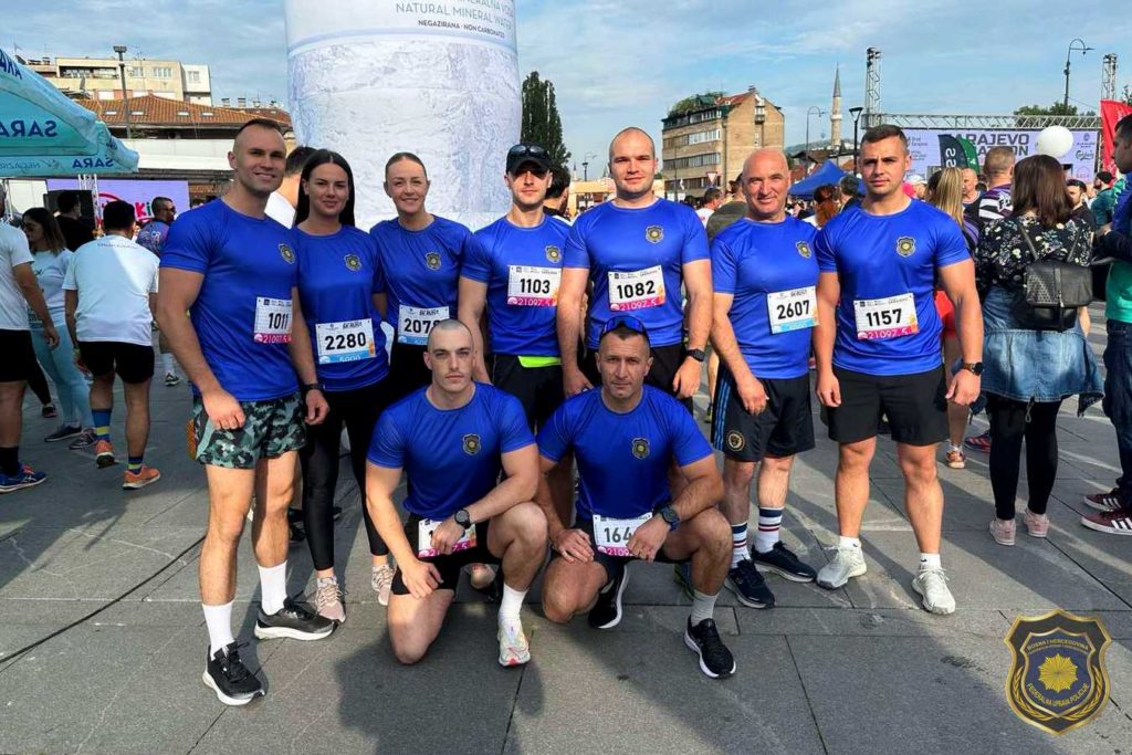 Policijski službenici Federalne uprave policije učestvovali na “Sarajevo Marathonu”